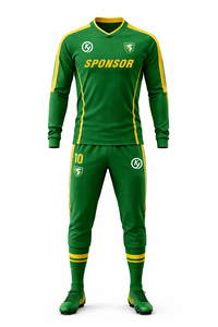 Free Design Printed Custom Team Uniform Rugby Football Training <b>Shirt</b> Set Breathable 100% Polyester Anti Bacterial Jersey Shorts - Product Image 3