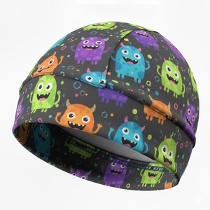 Gorro de invierno estilo jacquard, material de poliéster, transpirable, gorro tipo skull, para uso en exteriores, calidad premium, gorro para ciclismo. - Product Image 3
