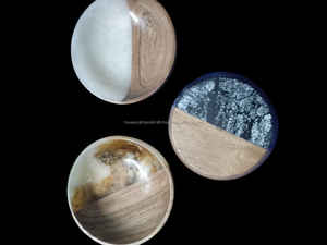 ชามไม้เรซินดีไซน์คลาสสิกคุณภาพสูง - Product Image 2