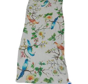 Bufandas tejidas de lino modal Natura 100% Diseño de patrón de Argyle creativo exclusivo Textura suave Usable a bajo precio - Product Image 2