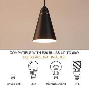 Lampe suspendue globe moderne, luminaire de plafond élégant avec cadre métallique de qualité supérieure pour la salle à manger, la cuisine, la décoration de café - Product Image 2