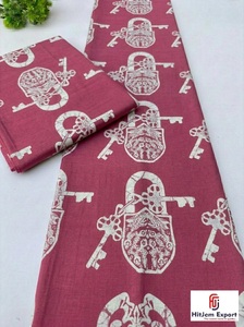 Tela Brocada de Algodón Ankara Batik Premium, Fabricación Personalizada OEM ODM, Anti-UV, Impermeable, Antiestática, Peso Medio, para Prendas de Vestir - Product Image 2