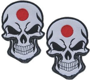 แพทช์ธงชาติ 2 ชิ้น แพทช์ลายหัวกะโหลก แพทช์ปัก แพทช์แบบติดตีนตุ๊กแก - Product Image 5