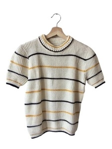 T-shirt décontracté en coton 100% pour femmes, col rond, manches courtes, été, tricot uni - Product Image 3