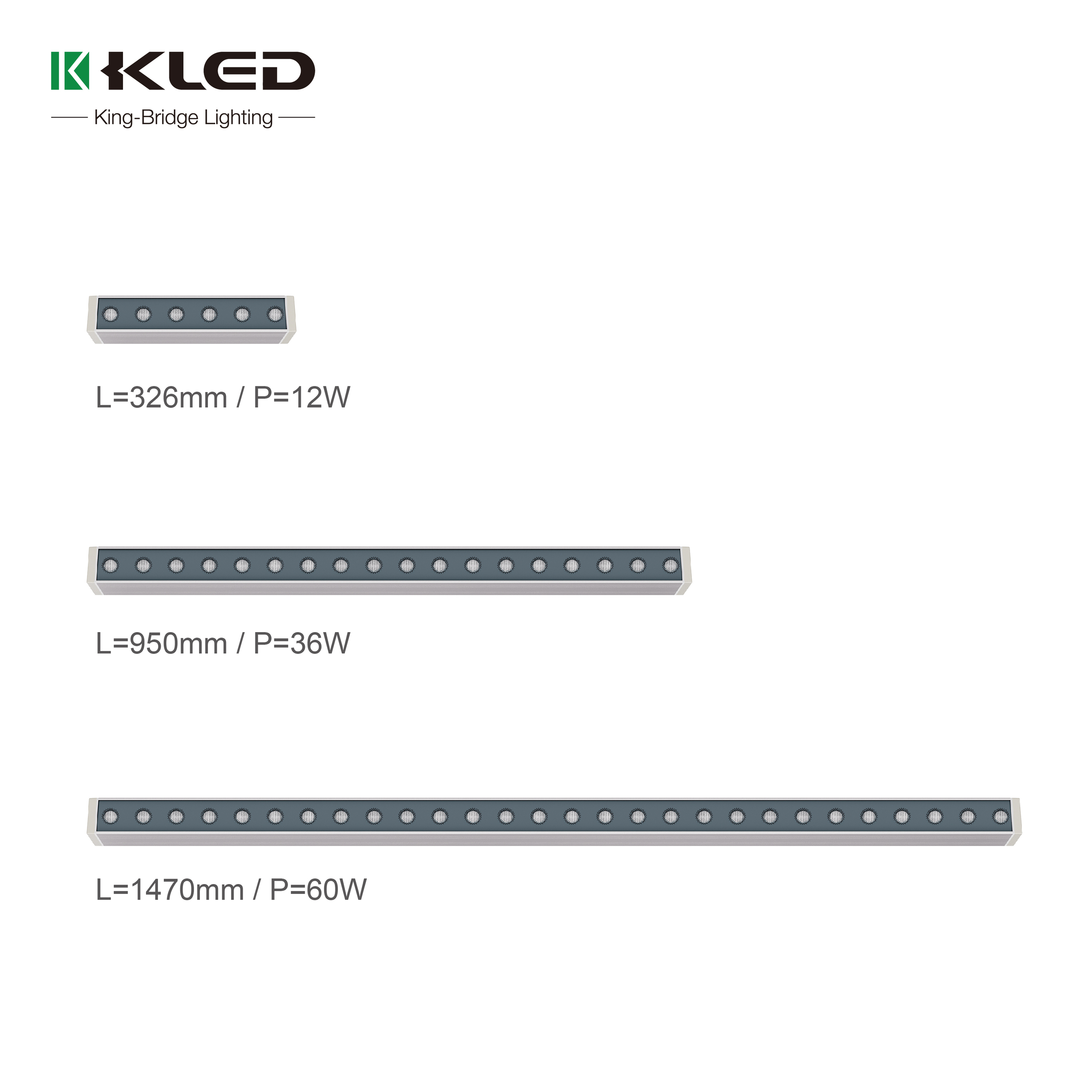 IP66 Waterproof Aluminum Alloy LED Linear Washer Light Remote Control with 5-Year Warranty and Dimmable for Outdoor Use