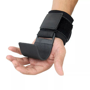 Custom Fitness Heavy Hooks Adjustable Hook Loop Closure Palm Guard Reinforced Steel Grip Neoprene Wrist <b>Cushion</b> Weightlifting - Product Image 4