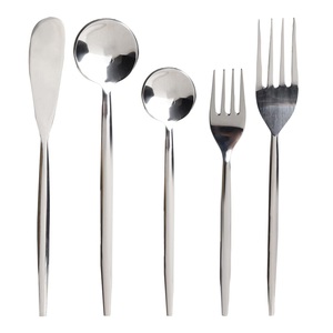 Ensemble de couverts en acier inoxydable de haute qualité, pas cher, en gros, pour restaurants, y compris couteau à steak, pour fêtes et mariages - Product Image 4