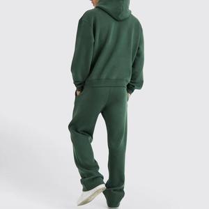 Custom Hooded Casual Solid Acid Wash Tracksuit Set for Athletes Built for Comfort Movement and Stylish Washed Fabric Design - Product Image 5