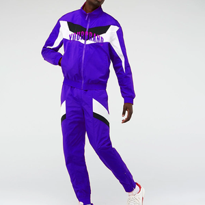 Custom Printed Maternity Tracksuit Windbreaker Set 100% Cotton Sport <b>Jacket</b> Zip-Up Reversible Men Pants Windproof <b>Workout</b> - Product Image 4