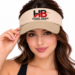 Casquette de sport unisexe à visière plate, couleur unie, protection UV, légère, réglable, broderie, pour l'extérieur, été - Product Image 1