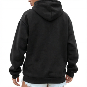 เสื้อฮู้ดดี้โอเวอร์ไซส์แบบหนา ผ้าฟลีซเนื้อหนัก บุผ้าโพลีเอสเตอร์/คอตตอน ระบายอากาศได้ดี เป็นมิตรกับสิ่งแวดล้อม  แบบยูนิเซ็กซ์  ปักลายได้ตามสั่ง  ไม่มีลายพิมพ์ - Product Image 1