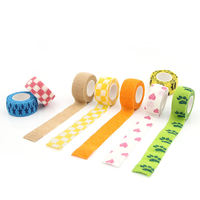 Bandage Cohésif Auto-Adhésif pour Doigts, Facile à Appliquer, Rouleau Élastique pour Articulations des Doigts, Poignet, Sports, Premiers Secours, Soins des Plaies