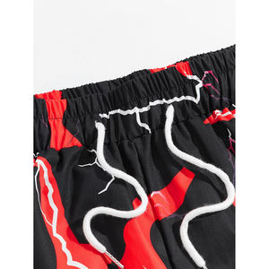 Shorts de streetwear vintage personnalisés pour hommes, design rétro imprimé, couleur unie, en coton respirant à séchage rapide, pour le basketball - Product Image 6