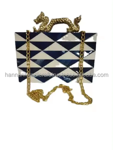 Nouvelle conception, sac à main en résine peint à la main, écologique, sac de soirée, sac à main de luxe en acrylique, sac à main en résine fait main de luxe pour femme - Product Image 4