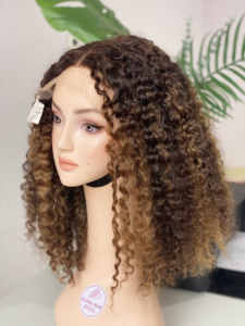 Vente en gros de paquets de cheveux bruts vietnamiens bouclés birmans avec HD, fermeture en dentelle transparente ou perruques frontales - Product Image 2