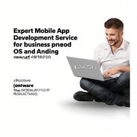 Service d'expérimentation de développement d'applications mobiles pour entreprises, compatible iOS et Android, version professionnelle, marketing Internet
