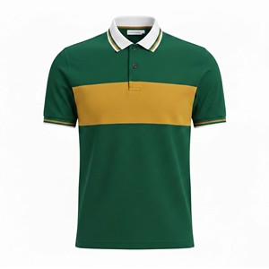 Polo Personalizable para Hombre, Moda Verano, 100% Poliéster, Diseño Sólido, Casual, Corte Ajustado, Manga Corta - Product Image 1