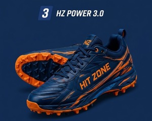 รองเท้าคริกเก็ต HIT ZONE Elite - คุณภาพสูง ทนทาน พื้นยางเย็บสองชั้น ประสิทธิภาพสูงเพื่อความเร็วและความมั่นคงในการแข่งขัน - Product Image 1