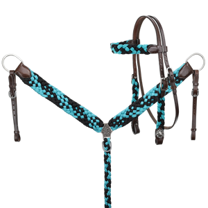 Classic Western Horse Headstall Genuine <b>Leather</b> Bridle <b>Tooled</b> <b>Leather</b> Conchos for Horse Riding Equestrian Sports Custom Sizes - Product Image 1