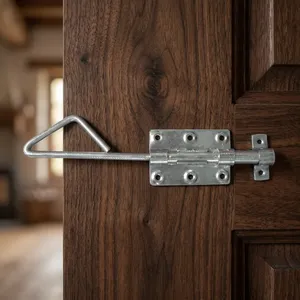 Premium Quality French Style Iron <b>Bar</b> Bolt <b>Door</b> Latch for Residential for Wooden <b>Doors</b> Gates and <b>Security</b> Hardware For Sale - Product Image 4