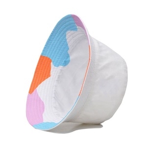Chapeau Bob Anti-UV Personnalisé de Haute Qualité 2026 avec Logo, Unisexe, en Polyester Couleur Unie, Décontracté, pour l'Été, Adultes, Panneau Avant 56-58CM - Product Image 3