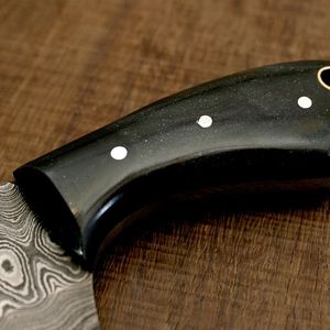 Couteau de cuisine professionnel Damas, couteau à découper la viande, hachoir ergonomique, fournisseur pour restaurants - Product Image 5