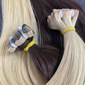 Extensions droites de cheveux vierges vietnamiens à prix d'usine modèle de trame d'anneau nano donneur brut de couleur claire fabriqué à partir de cheveux humains - Product Image 1