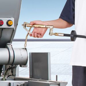 Tubo Flessibile Extra Lungo 1/4'' x 50'' per Ingrassaggio, Avvolgitore a Molla in Acciaio al Carbonio Resistente con Riavvolgimento Automatico Girevole per Carburante e Lubrificanti - Product Image 2