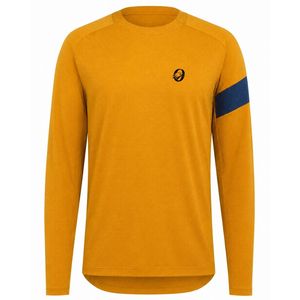 Mustard Yellow Long Sleeve Cycling Jersey for Men Women Breathable Lightweight <b>Road</b> MTB Bike Racing Sports Shirt - Product Image 1