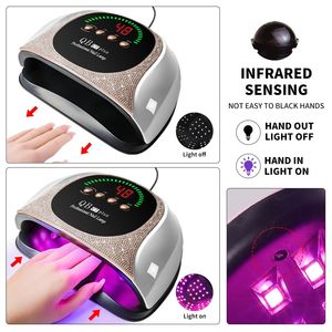 LIMEGIRL Lampe à ongles professionnelle UV LED avec 4 minuteurs, séchoir à ongles avec 57 perles LED, lumière pour vernis gel par Professional - Product Image 4