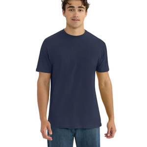 T-shirt de luxe ajusté à manches courtes pour homme et femme, couleur bleu marine, collection été décontractée, marque privée - Product Image 1