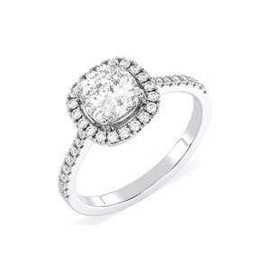 Bagues de fiançailles REYES sur mesure en moissanite 1,64 carat, vente en gros, or 14K 18K 22K, cadeau de mariage, bijoux fins pour femmes - Product Image 1