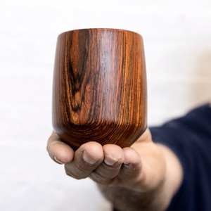 Taza de Madera Premium Hecha a Mano, Taza de Café de Madera Maciza, Diseño Rústico, Ecológica, Fabricada por Apex Align - Product Image 2