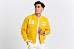 Custom Logo Varsity <b>Jacket</b> <b>Men</b> Embroidered <b>Baseball</b> Letterman <b>Jacket</b> Leather Sleeve Letterman Varsity <b>Jacket</b> <b>For</b> <b>Men</b> Women - Product Image 3