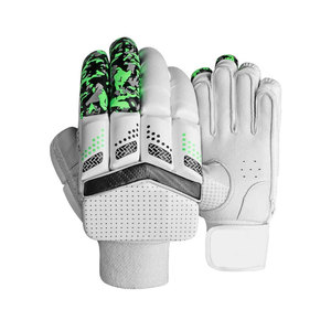 Guantes ligeros de cricket con protección acolchada en la palma para bateo competitivo y guantes profesionales de cricket para equipos. - Product Image 1
