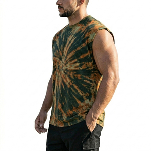 Nouveau débardeur tie-dye style hip-hop 2026, coupe ample, décontracté, sans manches, design personnalisé, séchage rapide et respirant - Product Image 2