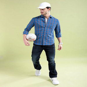 Venta al por mayor de camisetas de algodón formales para hombres de ajuste regular cuello vuelto estilo para cuello Polo mangas completas antiarrugas transpirable adolescente - Product Image 3