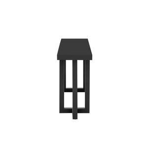 U_STYLE Solid <b>Pine</b> Legs Console <b>Table</b> with Geometric Design for Entryway Hallway Living Room Bedroom Use - Product Image 5