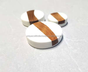 Meilleure vente accessoire de maison de luxe personnalisé incrustation de bois pierre solide placard bouton de porte pour tiroir Unique artisanat de l'Inde - Product Image 3