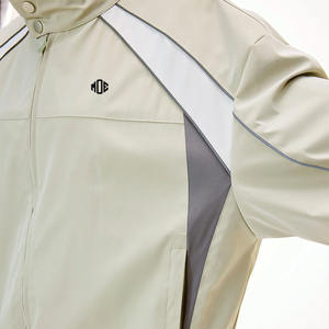 Veste de survêtement légère et tendance, coupe-vent sportif respirant à fermeture éclair intégrale, idéale pour l'entraînement décontracté – Fournisseur OEM de marques privées - Product Image 5