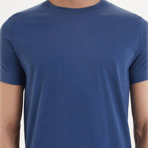 Camisetas de Gimnasio para Hombre, Cuello Redondo, Corte Ajustado, Algodón, Lisas, para Fitness, Moda Masculina, Camisetas para Adultos - Product Image 2