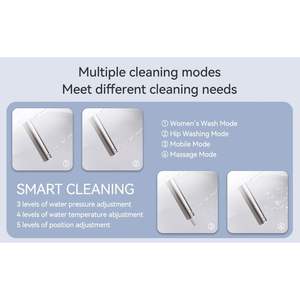 Intelligent Auto-Open/Close Smart <b>Toilet</b> with Heated Bidet <b>Seat</b> Portable Dryer and <b>Warm</b> Water Feature - Product Image 5