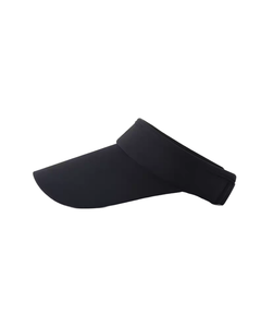 Casquette de soleil noire à visière incurvée à séchage rapide, réglable, protection UV, unisexe, pour l'extérieur, usage quotidien, polyester, visière de sport - Product Image 3