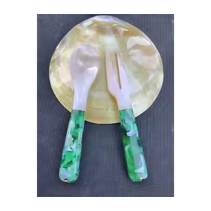 Mother of Pearl Decorative Seashell Spoon Vietnam Handmade Tableware Gift Item <b>Wholesale</b> Manufacturer - Product Image 4