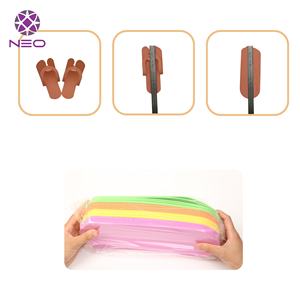 Pantoufles de pédicure jetables en mousse multicolore avec Logo personnalisé OEM/ODM, pantoufles antidérapantes 360 paires/Carton - Product Image 3