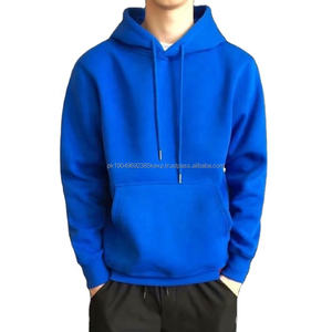 Vente en gros de sweats à capuche oversize pour hommes 100% coton, technique de gaufrage en relief, poche kangourou, sweats à capuche longs basiques pour l'automne - Product Image 1