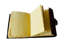 Carnet de notes en cuir à sept pierres pour hommes et femmes, cadeau personnalisé avec logo, 200 pages non lignées, papier recyclable fait main en coton