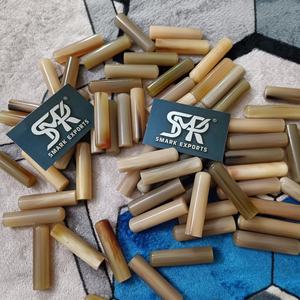 Rollos cilíndricos de cuerno de búfalo artesanales con acabado pulido fino para mangos de cuchillos, pipas de fumar, sellos y trabajos de afición - Product Image 5