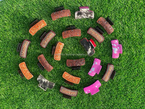 กิ๊บหนีบผมทำมือแบบตะวันตกที่หนีบผมหนังอุปกรณ์เสริมสำหรับผม - Product Image 5