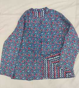 Artisan Cotton Quilted <b>Reversible</b> <b>Jacket</b> Floral Hand Block Print Women's Fashion Outerwear Private Label Manufacturer India - Product Image 3